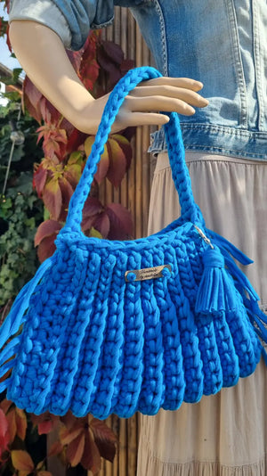Sac crochet en fil coton recyclé - image 7