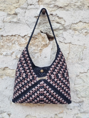 Sac hobo en crochet/raphia - image 7