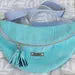 Sac banane velours côtelé vert clair taille M, sangle amovible et réglable - image 6