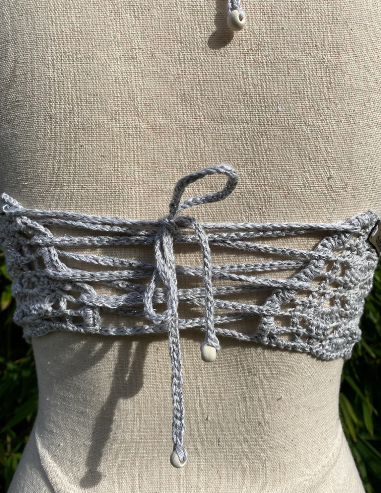 Crop-top crochet coton oeko-tex - image 2