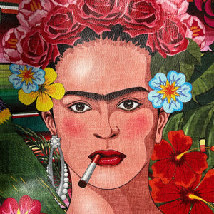 Tote bag double face Frida Kahlo simili cuir et jute - image 5