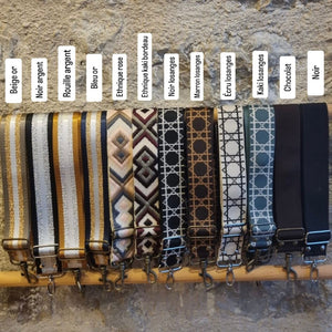 Sangles amovibles et réglables pour sac banane 12 modèles