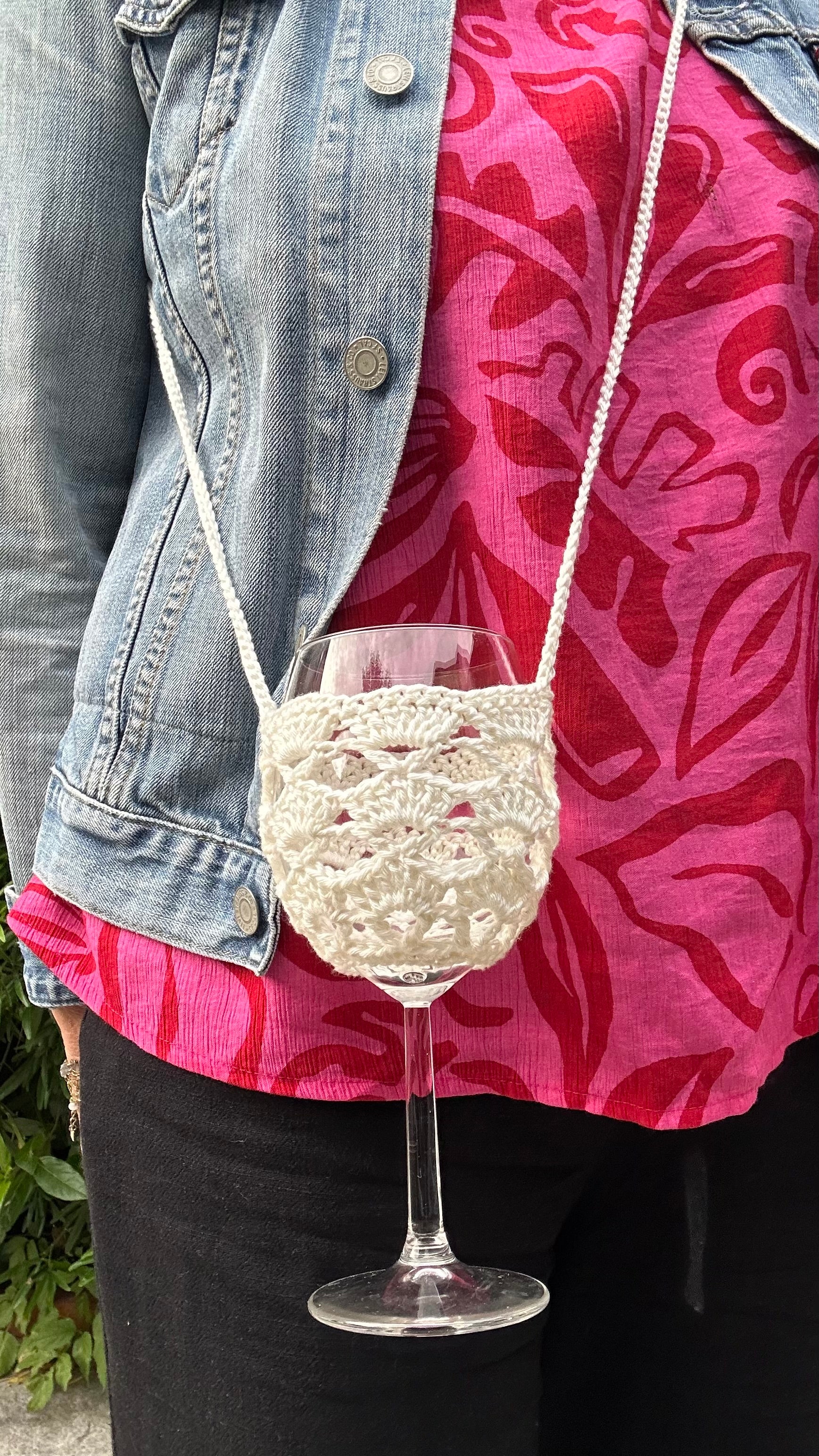 porte verre crochet artisanal