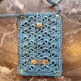 Pochette téléphone crochet/raphia - image 13