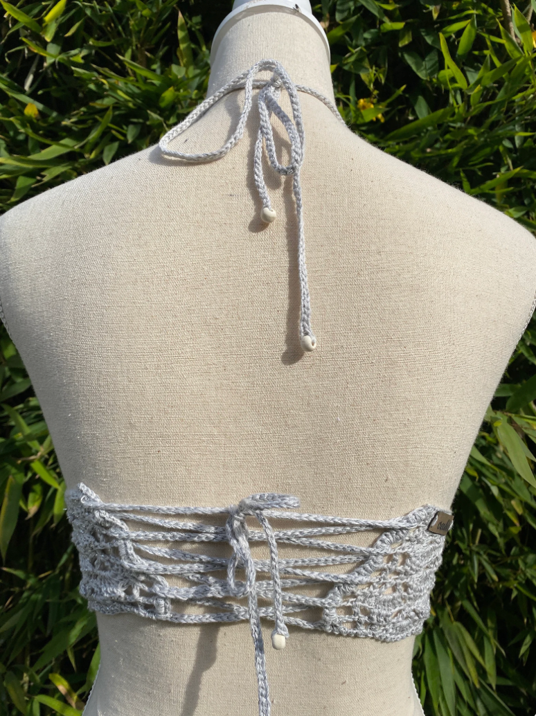 Crop-top crochet coton oeko-tex - image 6