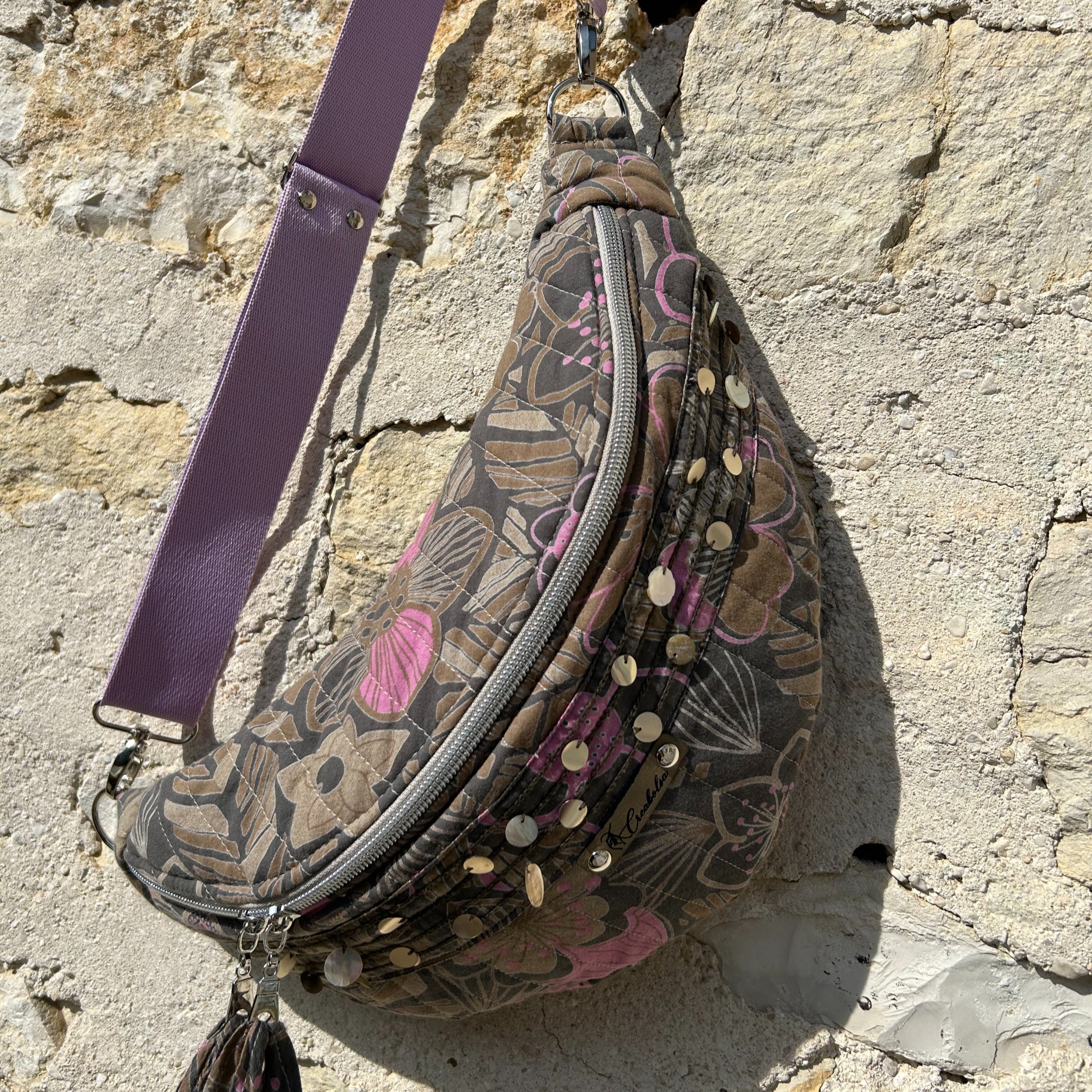 Sac banane fait main upcyclé - image 9