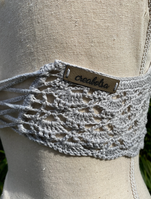 Crop-top crochet coton oeko-tex - image 4
