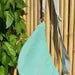 Sac banane velours côtelé vert clair taille M, sangle amovible et réglable - image 7
