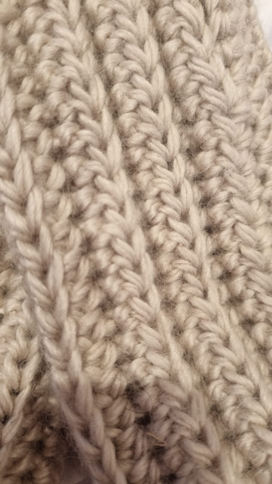Mitaines en crochet beige, idée cadeau - image 5