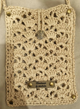 Pochette téléphone crochet/raphia - image 6