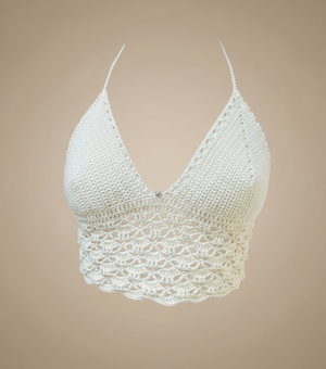 Crop-top fil 100% coton oeko-tex