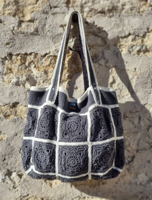 Sac cabas en crochet bohème - image 3