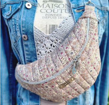 Sac banane tissu effet liberty - 3 tailles -  3 coloris