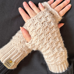 Mitaines en crochet, idée cadeau Noël - image 3