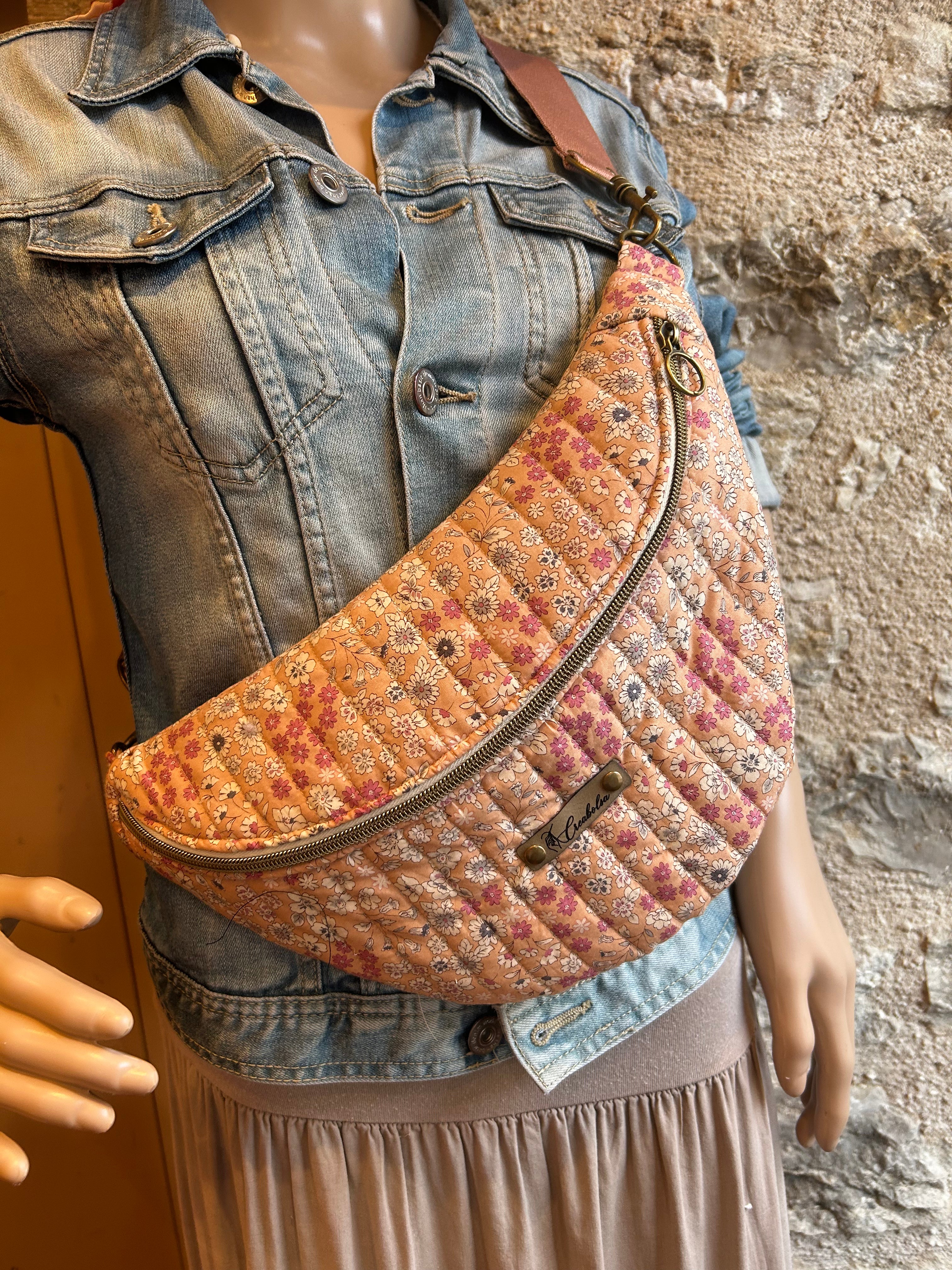 Sac banane tissu effet liberty - 3 tailles -  3 coloris - image 10