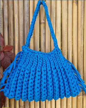 Sac crochet en fil coton recyclé - image 4