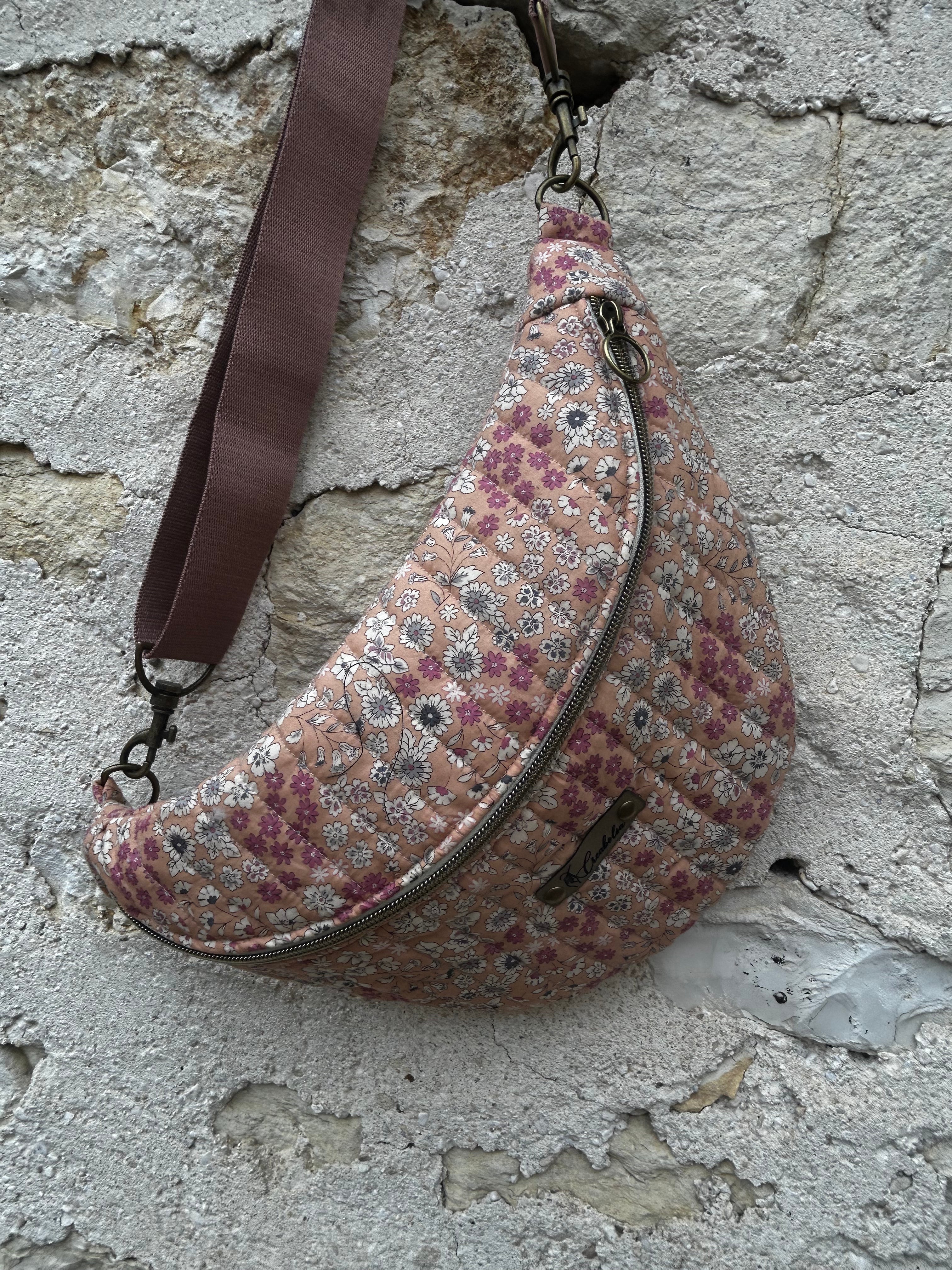 Sac banane tissu effet liberty - 3 tailles -  3 coloris - image 11