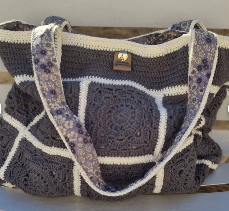 Sac cabas en crochet bohème - image 6