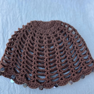 Bonnet en crochet choc femme – Bonnet d'été fait main