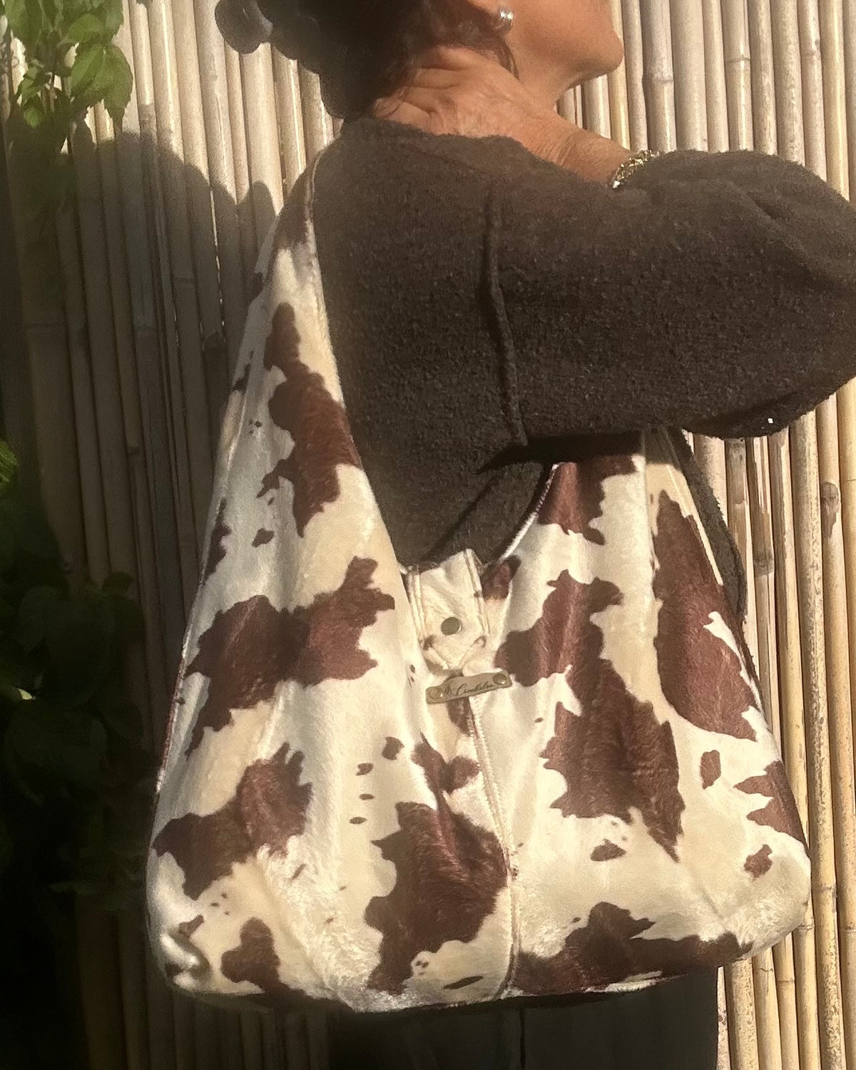 Sac hobo à motifs animaliers