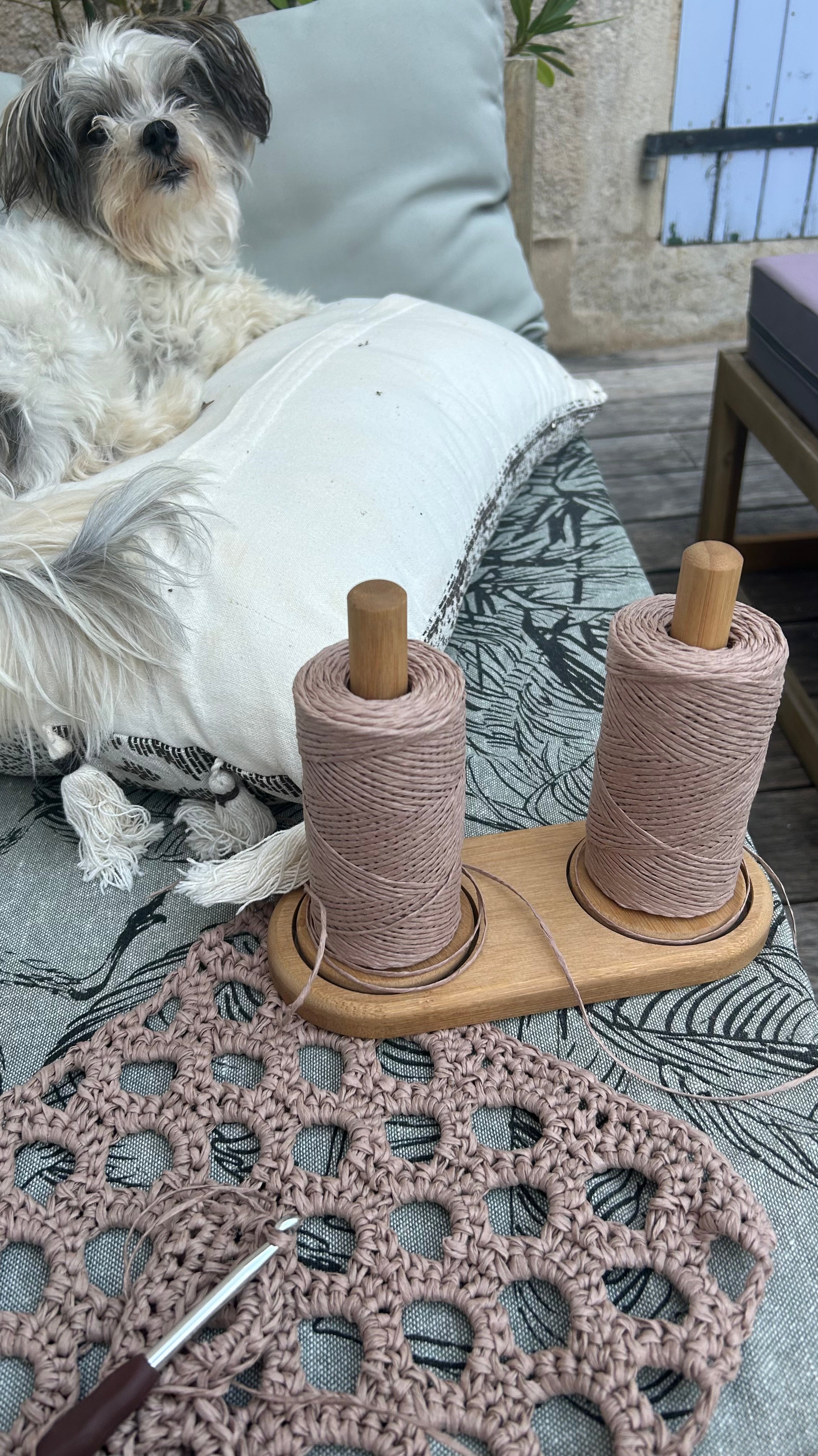 sac raphia crochet fait main Hercule